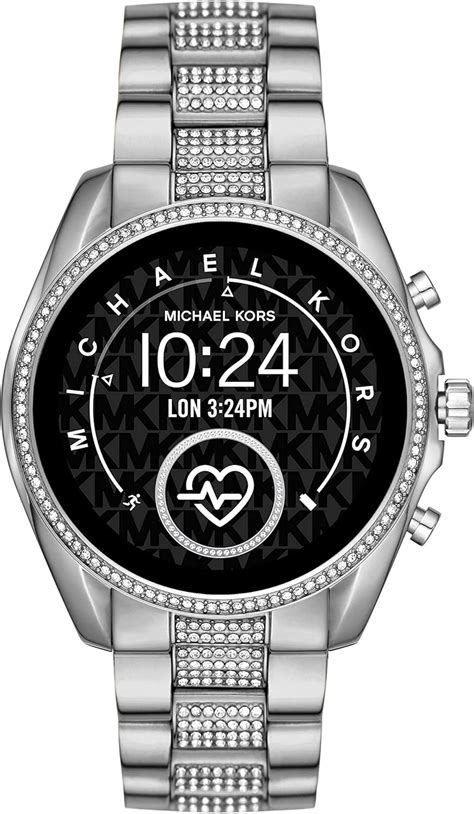 michael kors gen 5 bradshaw glitz silver smartwatch mkt5124|Bradshaw Silver.